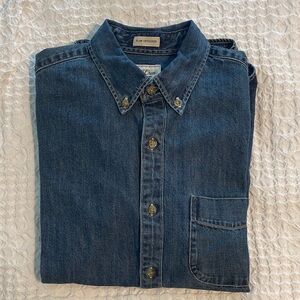 J. Crew Medium Wash Denim Button Down